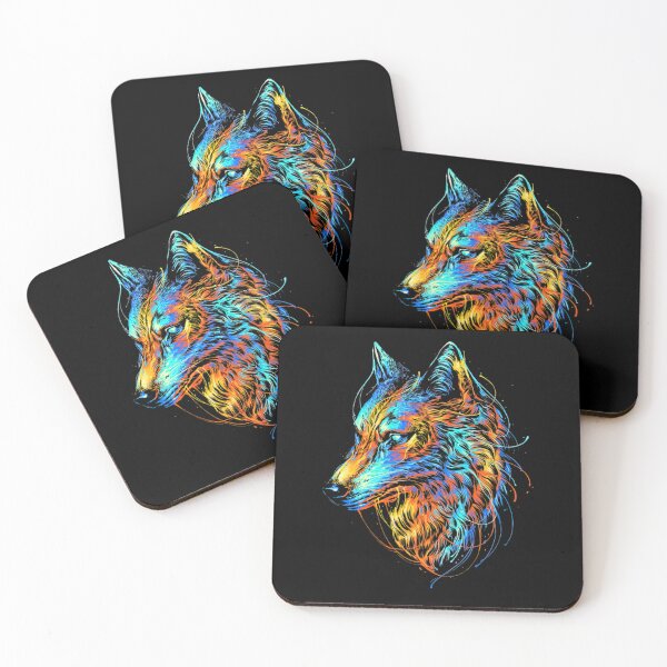 Item preview, Colorful Wolf designed and sold by ChelseaBarrine.