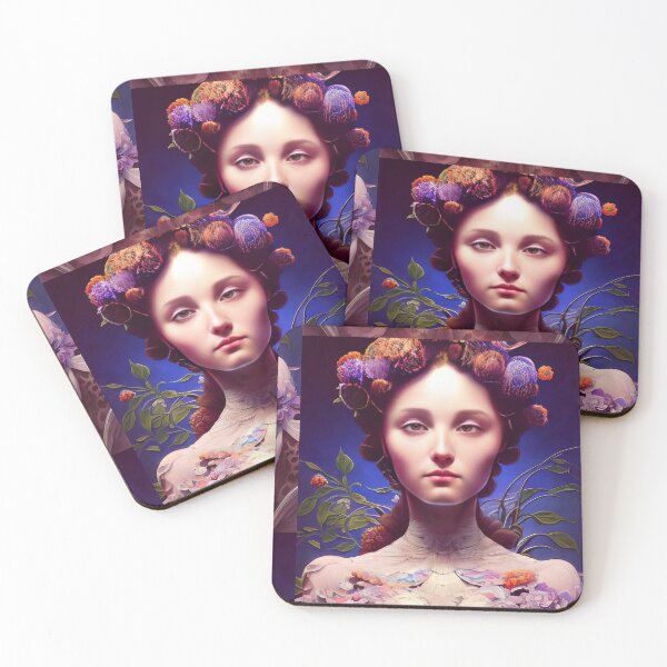Item preview, Proper floral portrait designed and sold by MoonsideGallery.