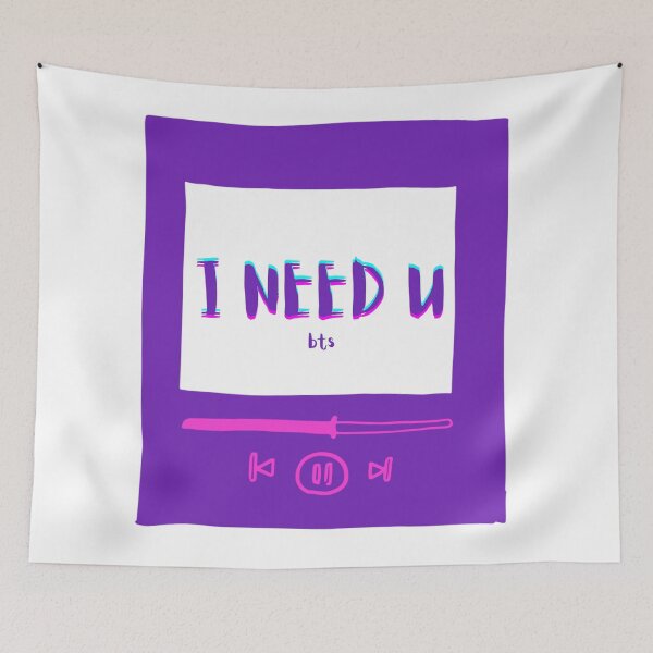 Item preview, BTS Song - I need U designed and sold by TheMerchPeddler.
