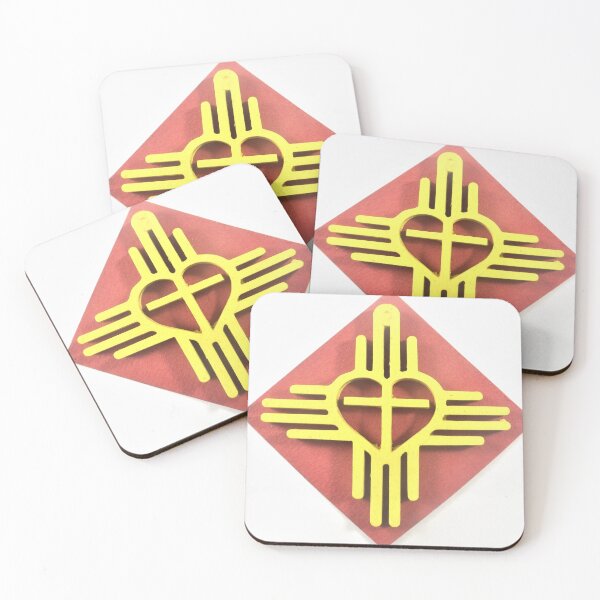 Item preview, New Mexico Love Zia Symbol with Cross designed and sold by Vallee Rose.