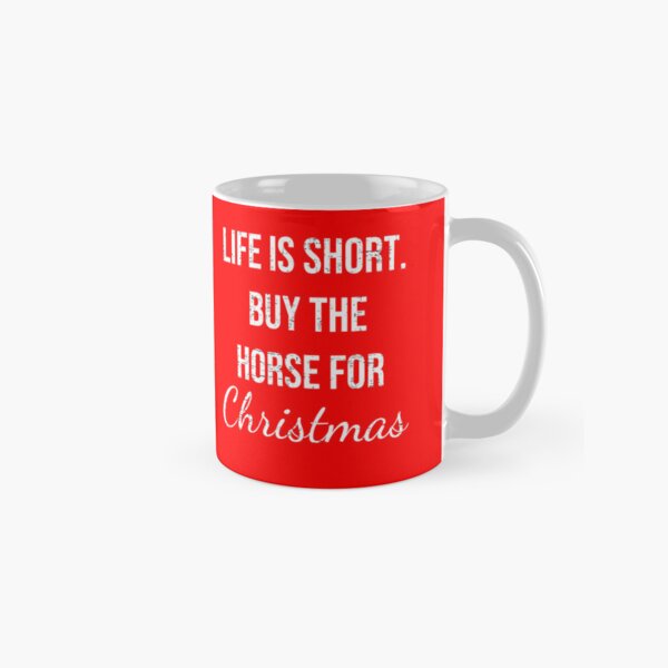 Item preview, Life Is Short Equestrian Christmas  designed and sold by LeosCloset.