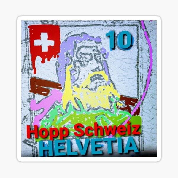 Brandtell. Switzerland Tell Sticker