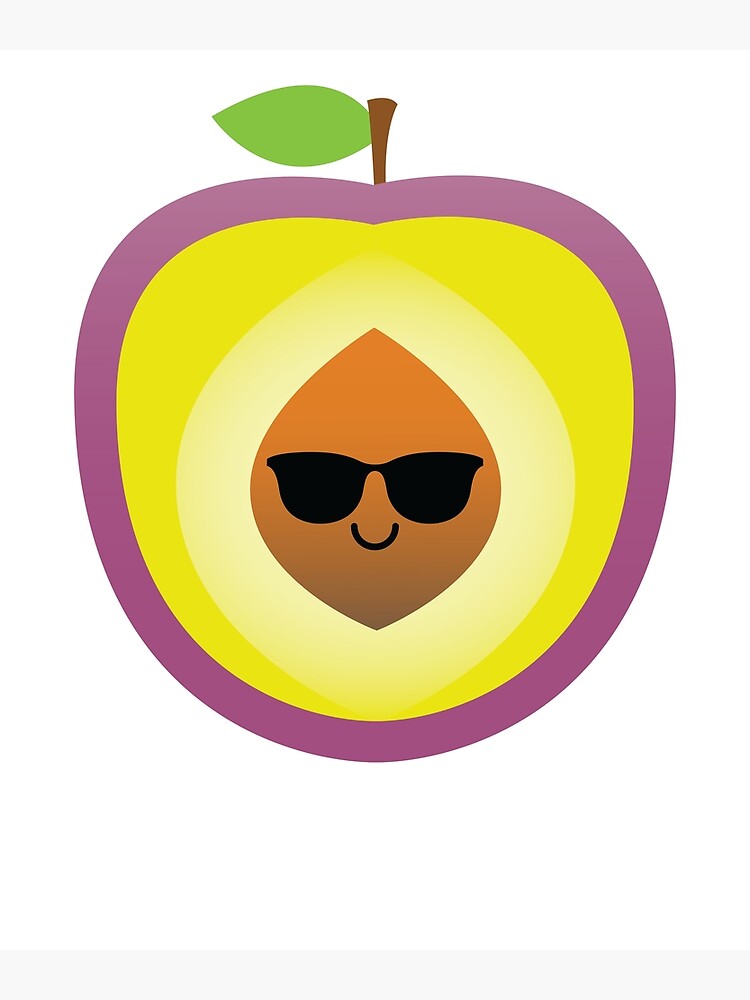 "Plum Emoji " Art Print for Sale by HippoEmo Redbubble