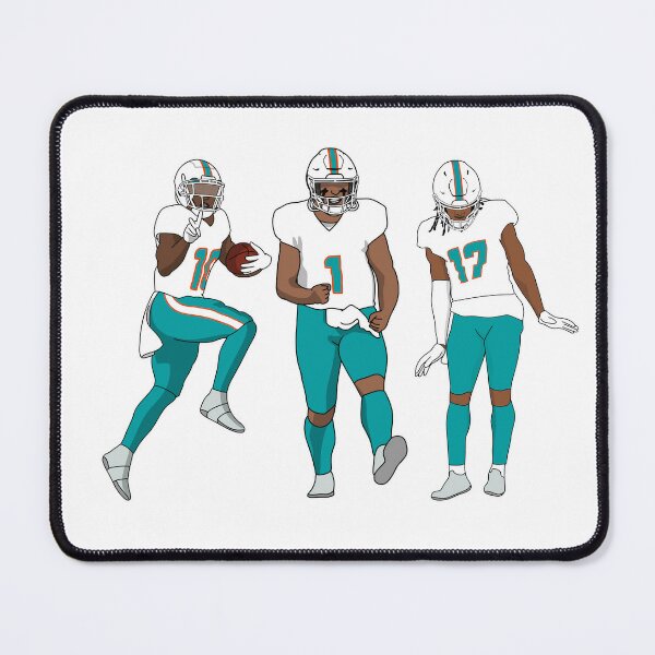 : Jaylen Waddle Jersey #17 Miami Custom Stitched Teal