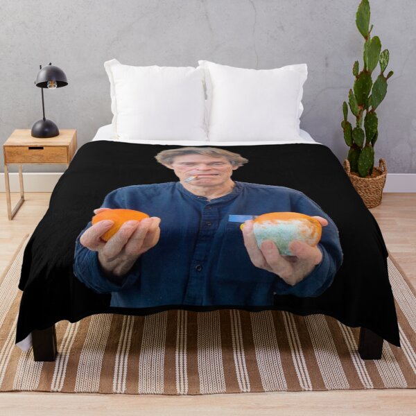 Item preview, Willem Dafoe With Two Orange Meme designed and sold by RAYANNAFRANK.