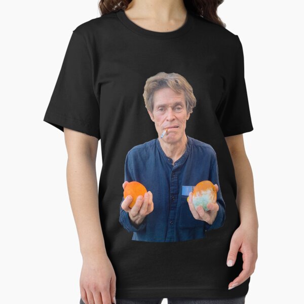Item preview, Willem Dafoe With Two Orange Meme designed and sold by RAYANNAFRANK.
