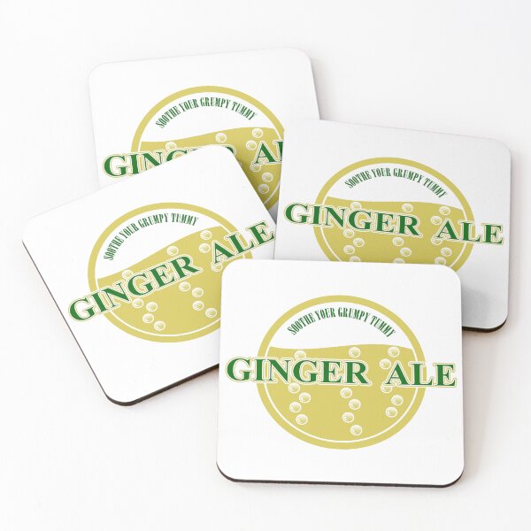 Item preview, Ginger Ale Soothe Your Grumpy Tummy designed and sold by DM-VectorArt.