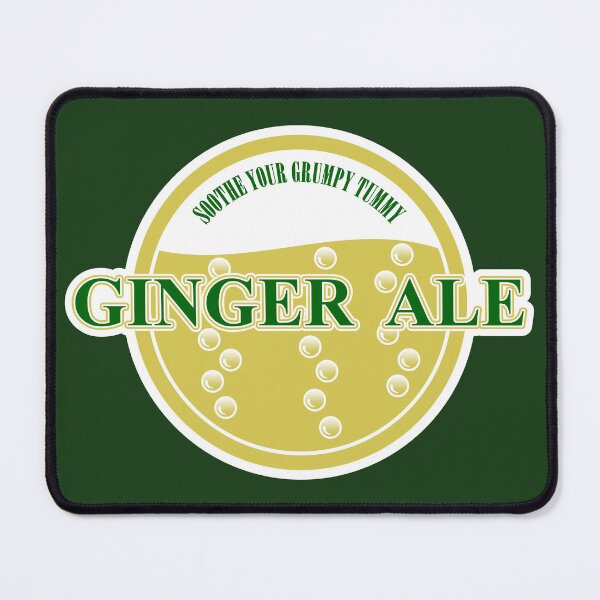 Item preview, Ginger Ale Soothe Your Grumpy Tummy designed and sold by DM-VectorArt.