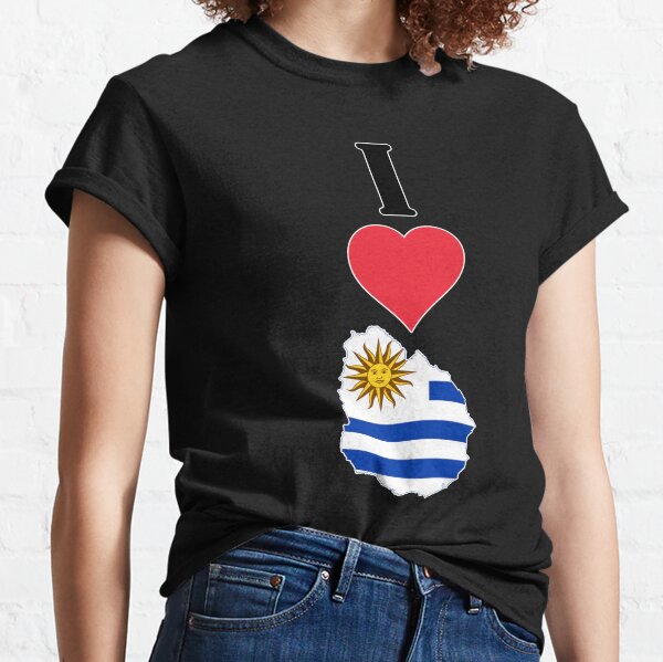 Eik slepen Omgaan met I Love Uruguay T-Shirts for Sale | Redbubble