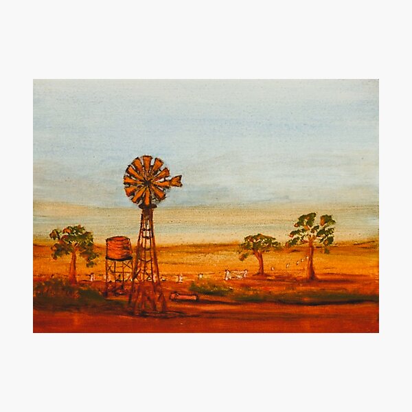 Item preview, Windmill At Sunset designed and sold by EJCairns.