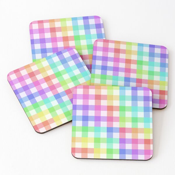Item preview, White Rainbow Plaid designed and sold by cherubi19.