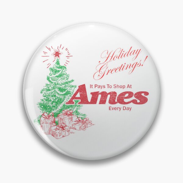 Item preview, DIstressed Ames Department Stores Holiday Greetings designed and sold by TeeArcade84.