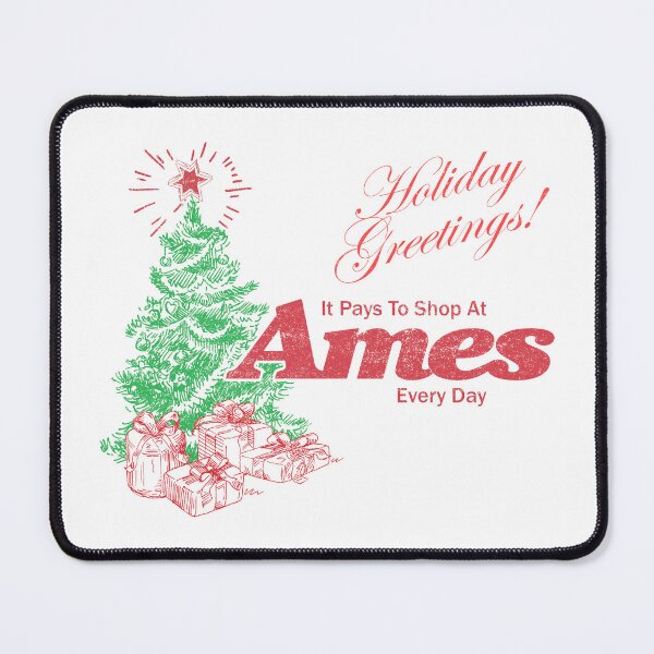 Item preview, DIstressed Ames Department Stores Holiday Greetings designed and sold by TeeArcade84.