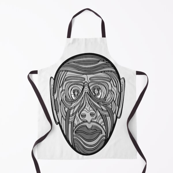 Item preview, Black & White Abstract Monkey #1 designed and sold by DaveDanchuk.