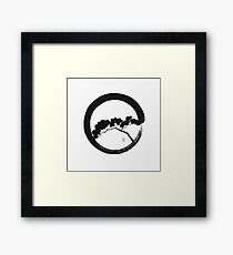 Tree Enso Framed Print