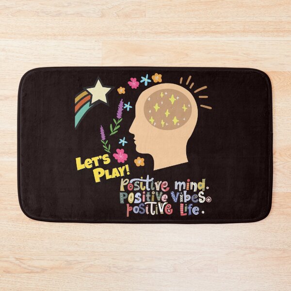 Item preview, Positive Mind Positive Vibes designed and sold by Quirky Dez.