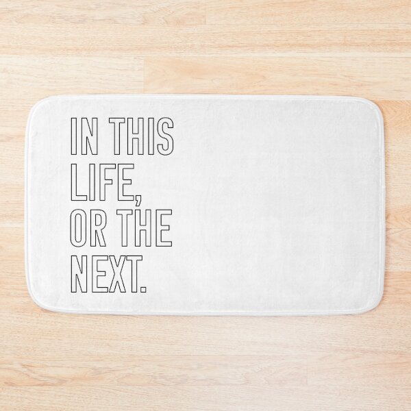 Item preview, In this life or the next (black outline text) - Warrior Nun designed and sold by Queerdelion.