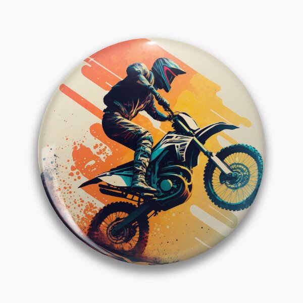 Artikelvorschau, Dirt Bike Wheelie – Orange minimalistisch entworfen und verkauft von KoolArtDistrict.