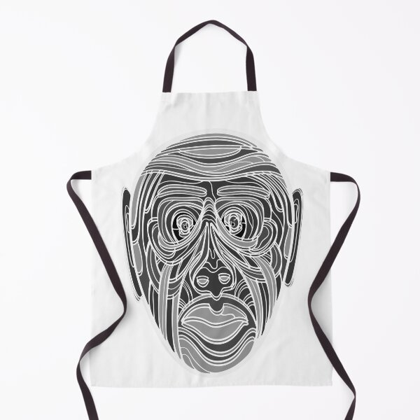 Item preview, Black & White Abstract Monkey #2 designed and sold by DaveDanchuk.