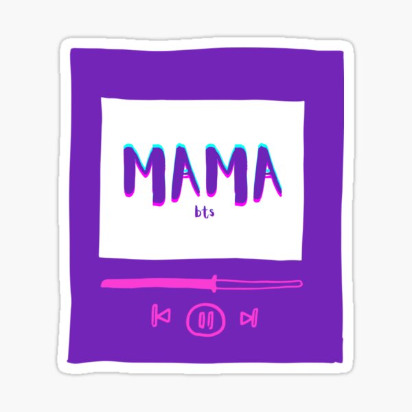 Artikel-Vorschau von BTS-Song - Mama, designt und verkauft von TheMerchPeddler.