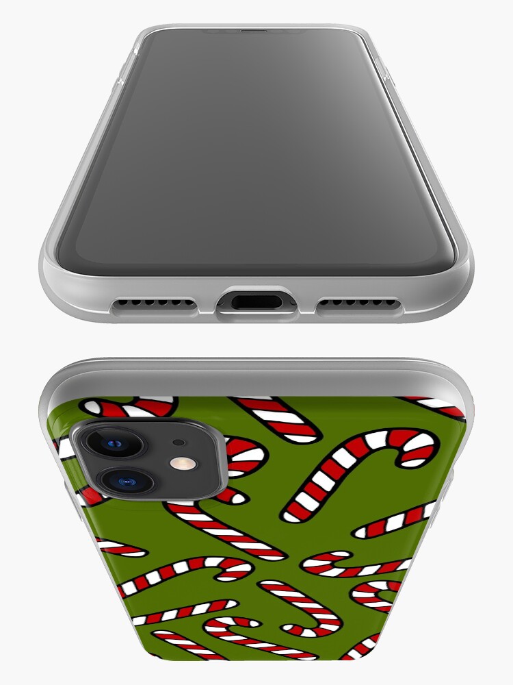 Alternate view of Candy Cane Pattern iPhone Case & Cover
