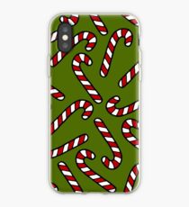 Candy Cane Pattern iPhone Case