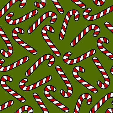 Artwork thumbnail, Candy Cane Pattern by evannave