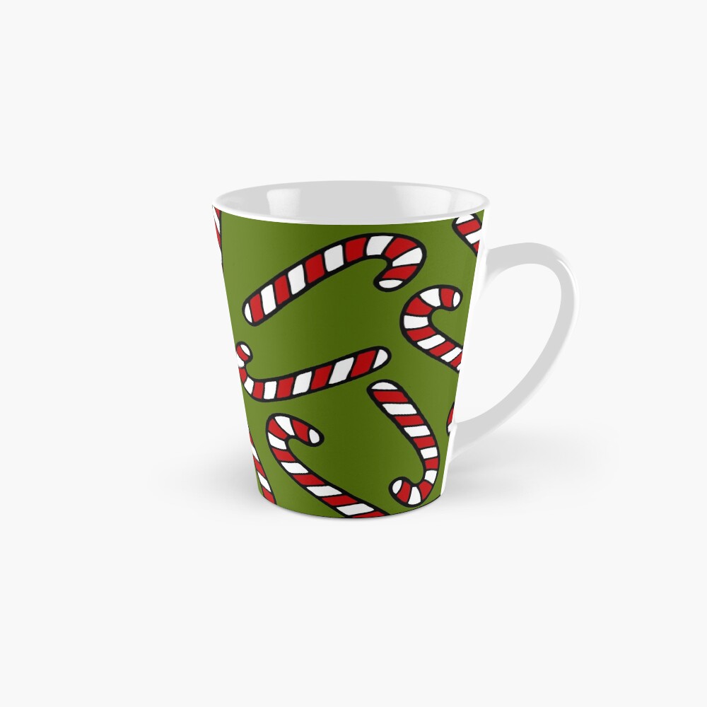 Candy Cane Pattern Tall Mug