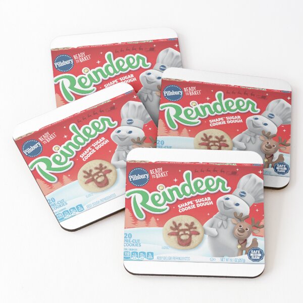 Item preview, Pillsbury Christmas Cookie Reindeer Box designed and sold by abbey-stroh.