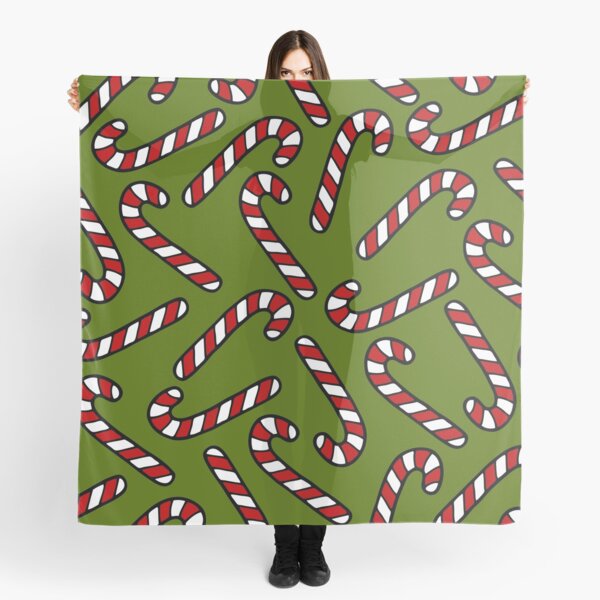 Candy Cane Pattern Scarf