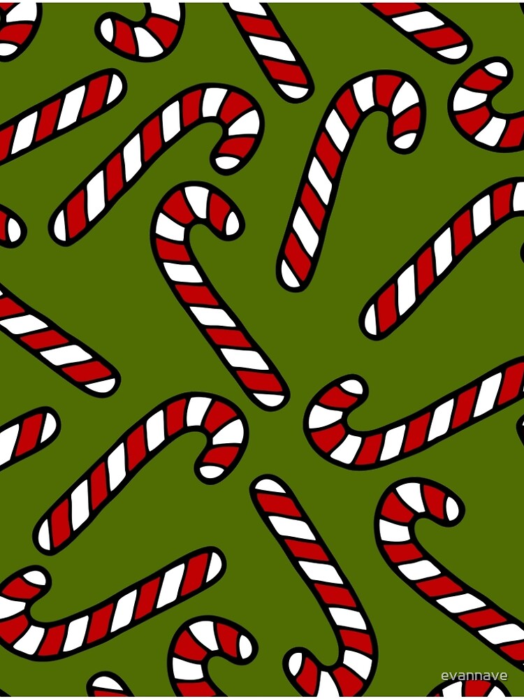 Large Dark Forest Green Candy Cane Stripes Wrapping Paper by