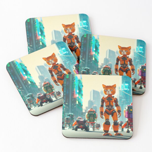 Item preview, AI Cyborg Cat designed and sold by a-rxhim.