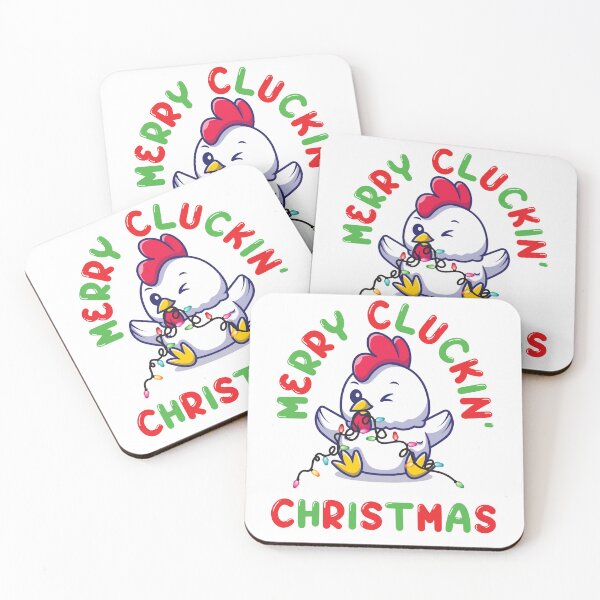 Item preview, Merry Cluckin' Christmas designed and sold by designsmostfowl.