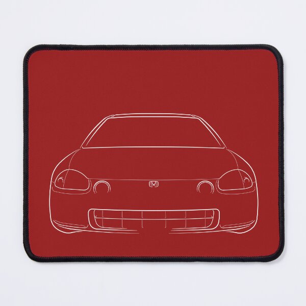 Item preview, 1995 Honda Del Sol - front stencil, white designed and sold by mal-photography.