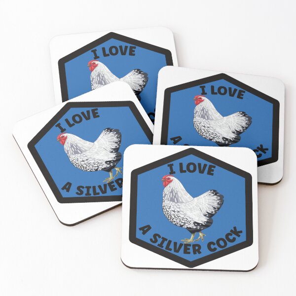 Item preview, I Love A Silver Cock designed and sold by designsmostfowl.