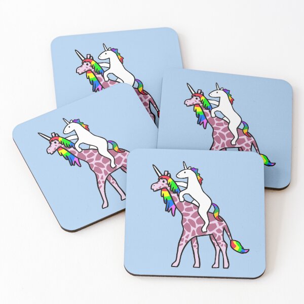 Item preview, Unicorn Riding Girafficorn designed and sold by jezkemp.