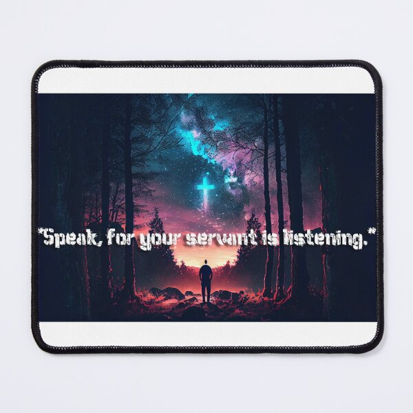Item preview, 1 Samuel 3:10 - Speak for your servant is Listening designed and sold by Art4Christ.