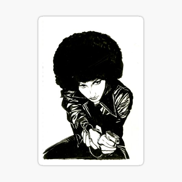 Foxy Brown 1974 Sticker For Sale By Kevinkosmo Redbubble