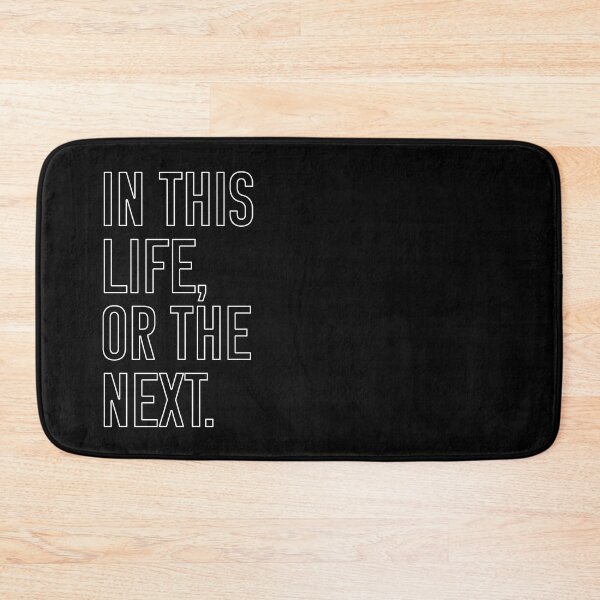 Item preview, In this life or the next (white outline text) - Warrior Nun designed and sold by Queerdelion.