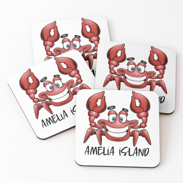 Item preview, Cangrejo de playa Amelia Island Florida designed and sold by Meliafroggy.