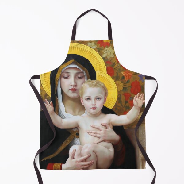 Item preview, Madonna and Jesus, mother and child religious spiritual art designed and sold by Glimmersmith.