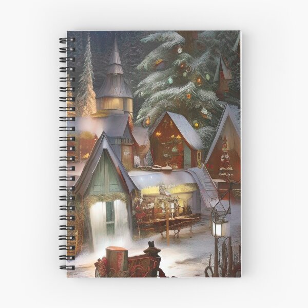 Item preview, North Pole village in winter designed and sold by zorropriest.
