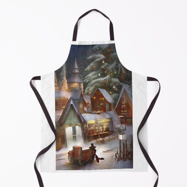 Item preview, North Pole village in winter designed and sold by zorropriest.