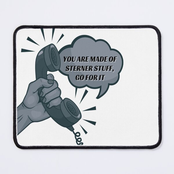 Item preview, You are made of sterner stuff, go for it- Noir designed and sold by studioarchive.
