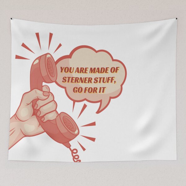 Item preview, You are made of sterner stuff, go for it- Coral designed and sold by studioarchive.