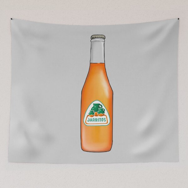 Item preview, Orange Mandarin jarrito Mexican soda design sticker designed and sold by Celeste1120.