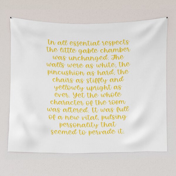 Item preview, Anne of Green Gables Quote: A Vital Personality designed and sold by rissidesigns.