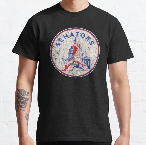 Vintage Baseball - Washington Senators (White Senators Wordmark) from  TeePublic