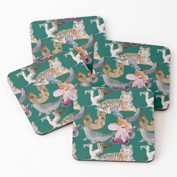 Item preview, Fish Feeding Frenzy Animals Dark designed and sold by Nicky Rollings.
