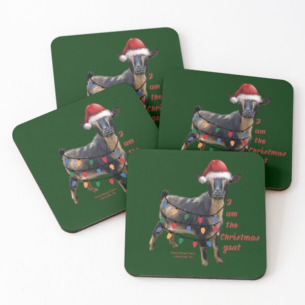 Item preview, Christmas Spirit | Holiday Goats | Christmas Goats | Cute Goats designed and sold by PistolRidgeFarm.